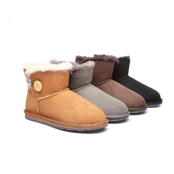 [무료배송] 호주정품 에버어그 남녀공용 미니 버튼 어그 부츠 AS UGG 15702