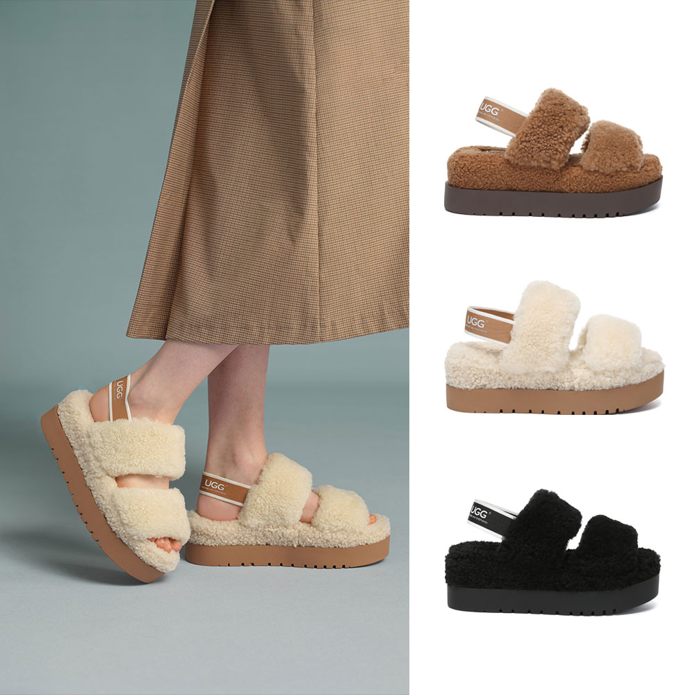 [무료배송] 호주정품 에버어그 라임 밴딩 슬리퍼 AS UGG AS2103