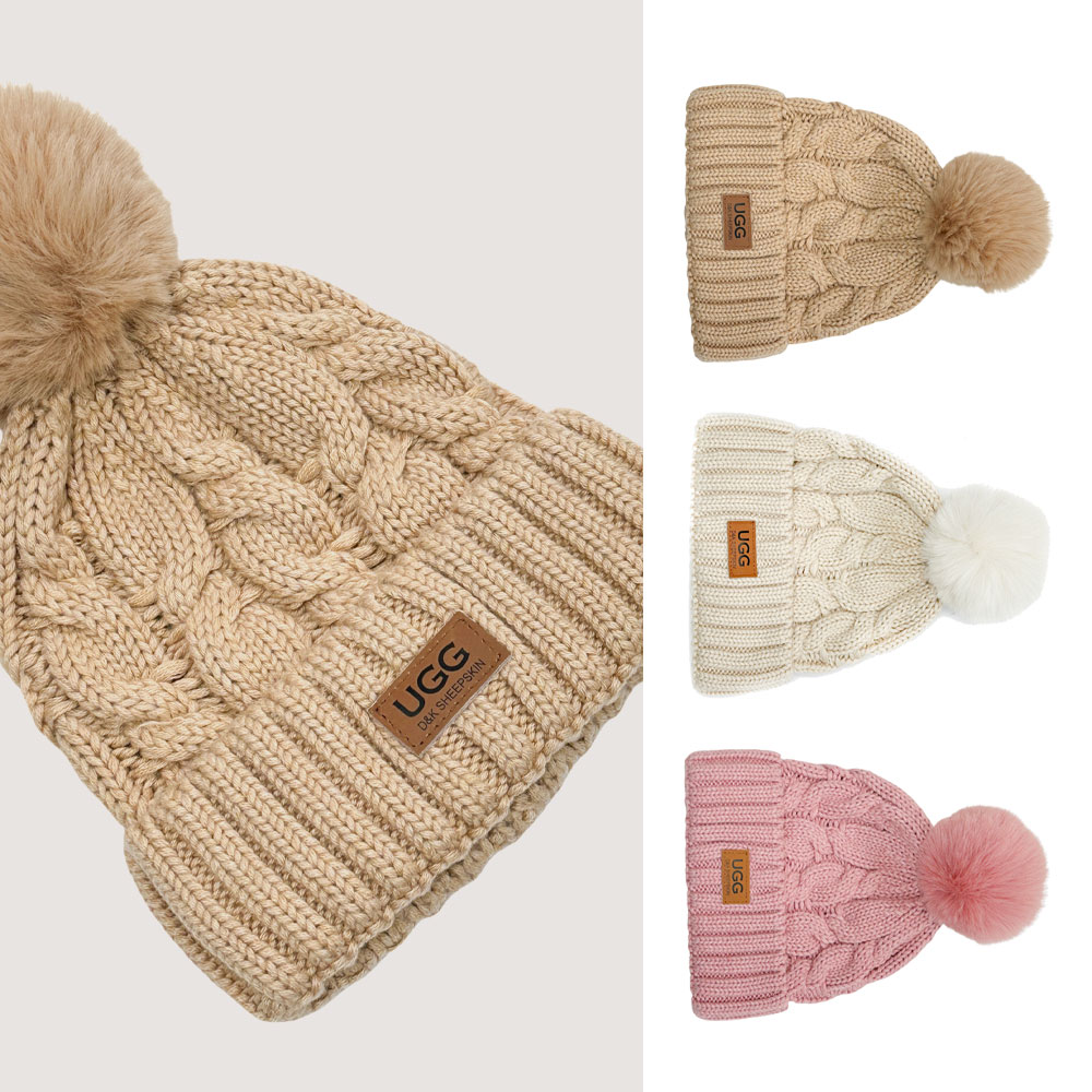 [무료배송] 호주정품 디케이 어그 폼폼 비니 DK UGG DS103