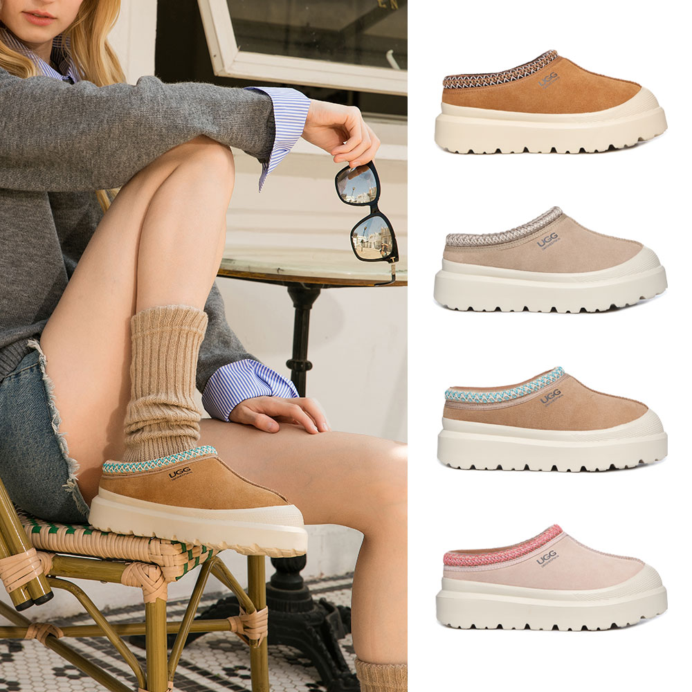 [무료배송] 호주정품 디케이 타즈만 아웃도어 슬리퍼 (굽 3cm) DK UGG DK160