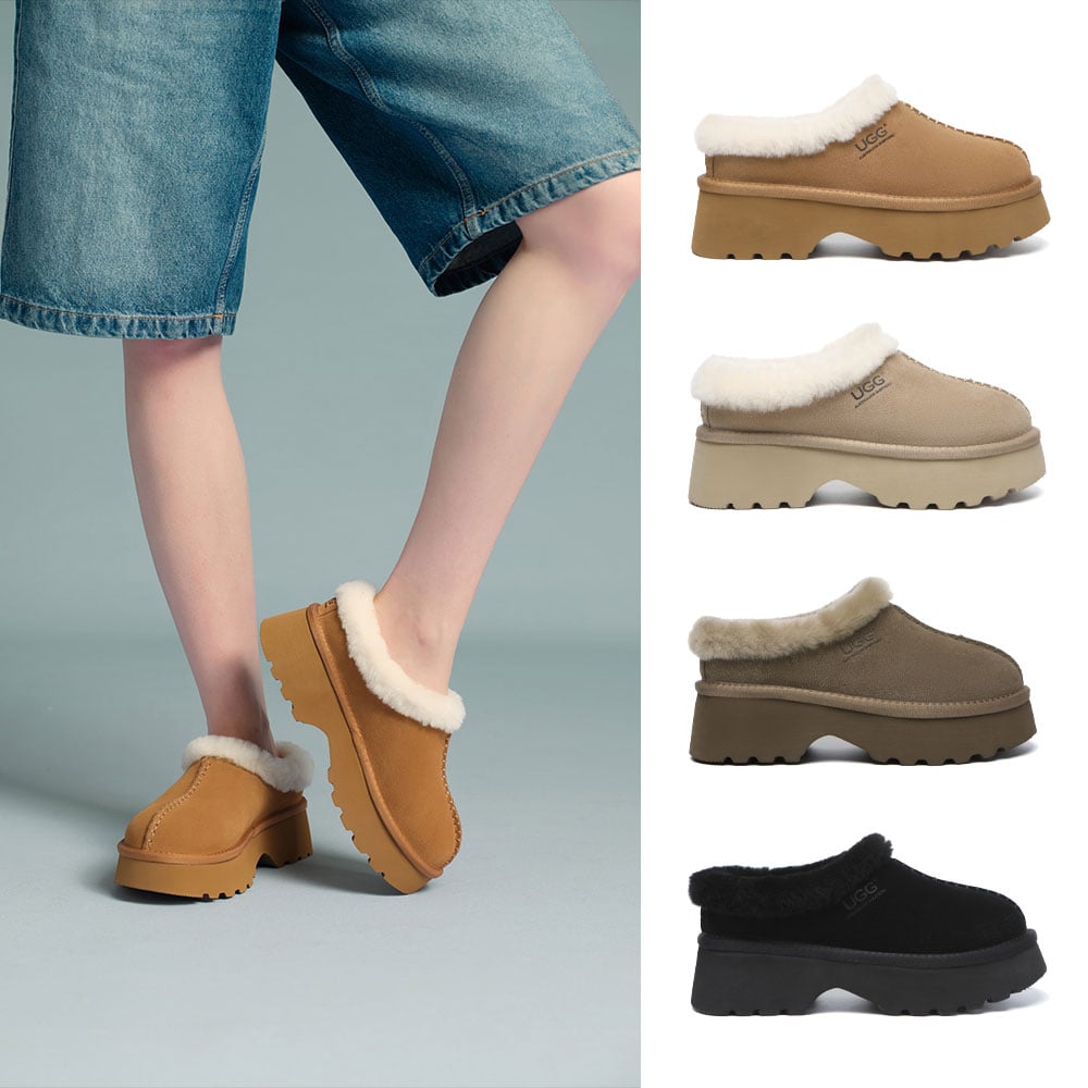 [무료배송] 호주정품 에버어그 안드리안 양털 통굽 모카신 AS UGG AS2102