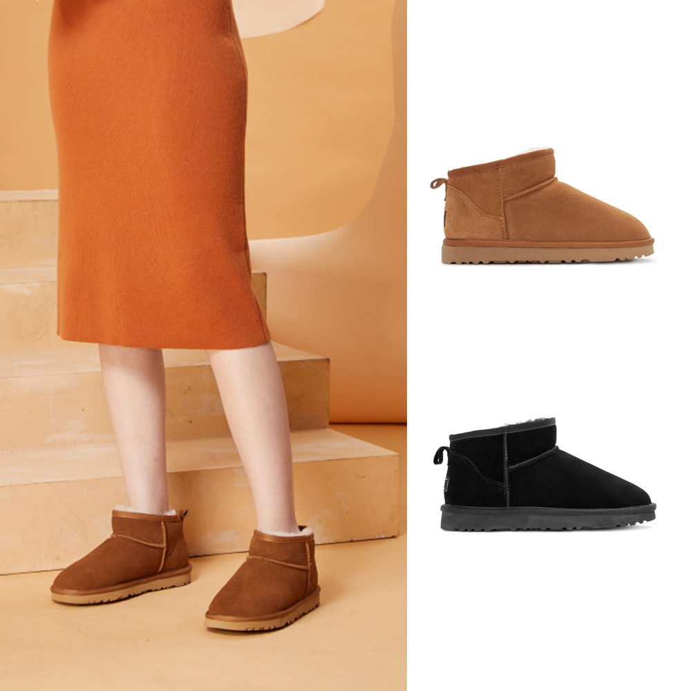 [무료배송] 호주정품 오즈웨어 클래식 남녀공용 앵클 소가죽 어그부츠 OZWEAR UGG OB663