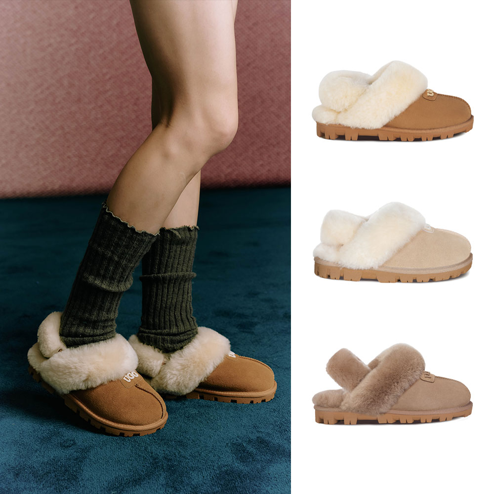 [무료배송] 호주정품 오즈라나 클래식 코케트 로고 탈부착 밴딩 슬리퍼 (굽 2.5cm) OZLANA UGG OZ3004